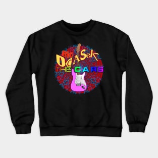 ric ocasek pink guitar Crewneck Sweatshirt